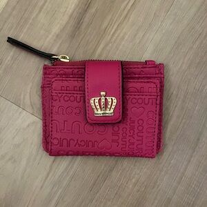 Juicy Couture hot pink wallet